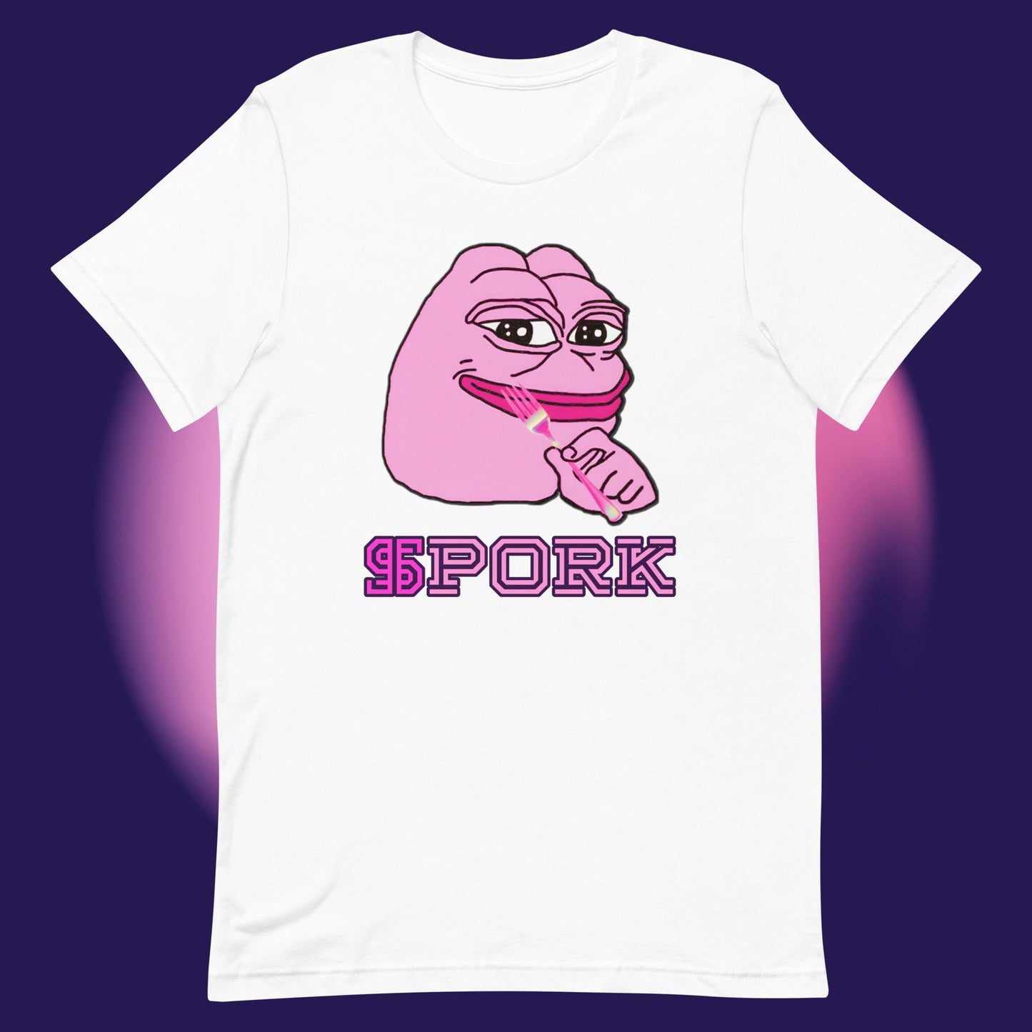 AA-D001#S-023 PINK-PEPE-$PORK Unisex Staple T-Shirt