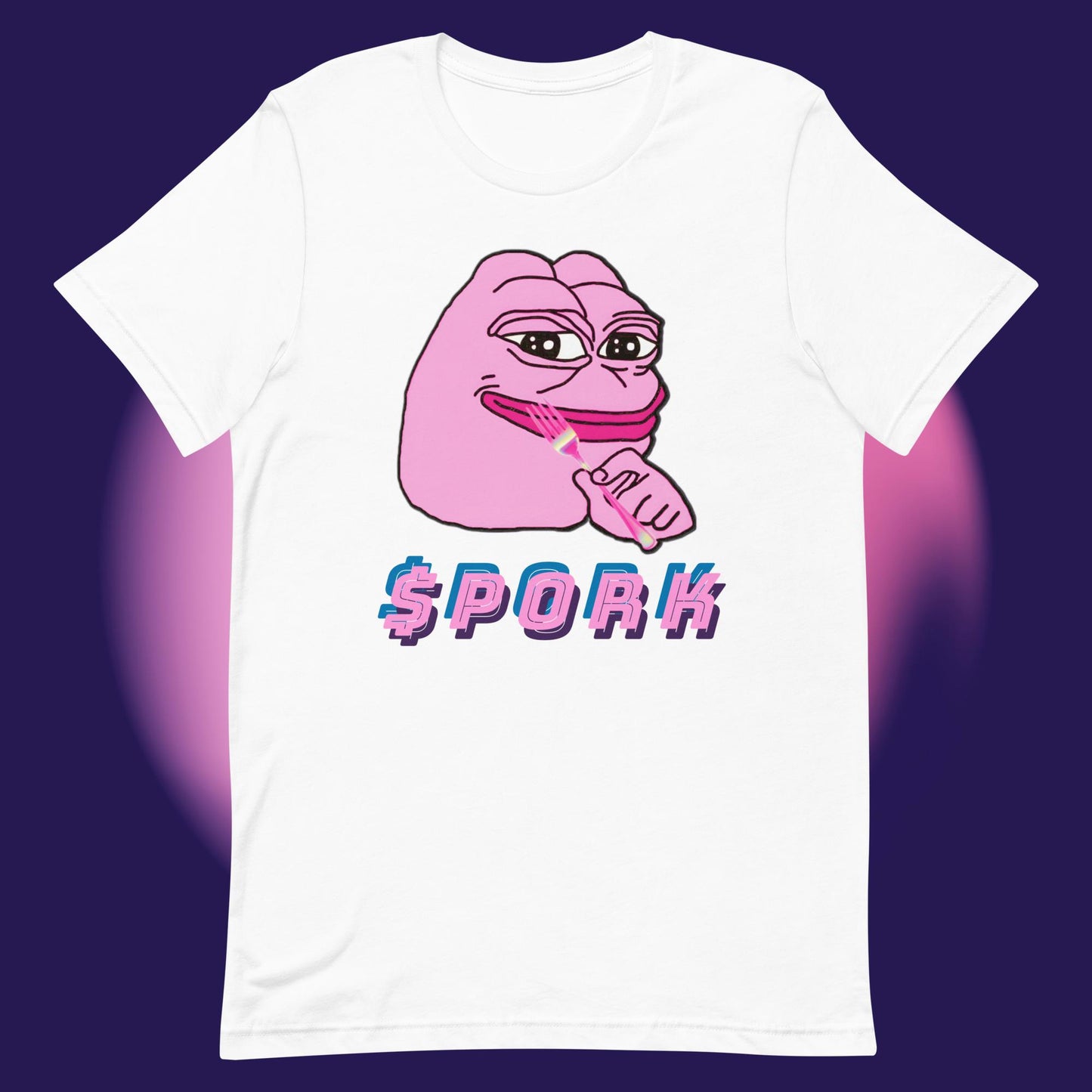 AA-D001#S-021 PINK-PEPE-$PORK Unisex Staple T-Shirt