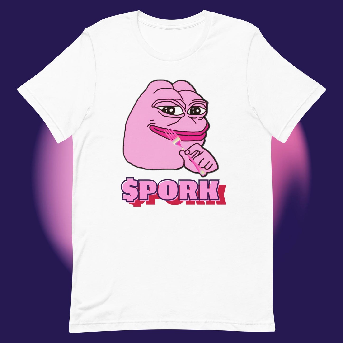 AA-D001#S-027 PINK-PEPE-$PORK Unisex Staple T-Shirt