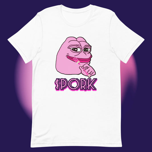 AA-D001#S-029 PINK-PEPE-$PORK Unisex Staple T-Shirt