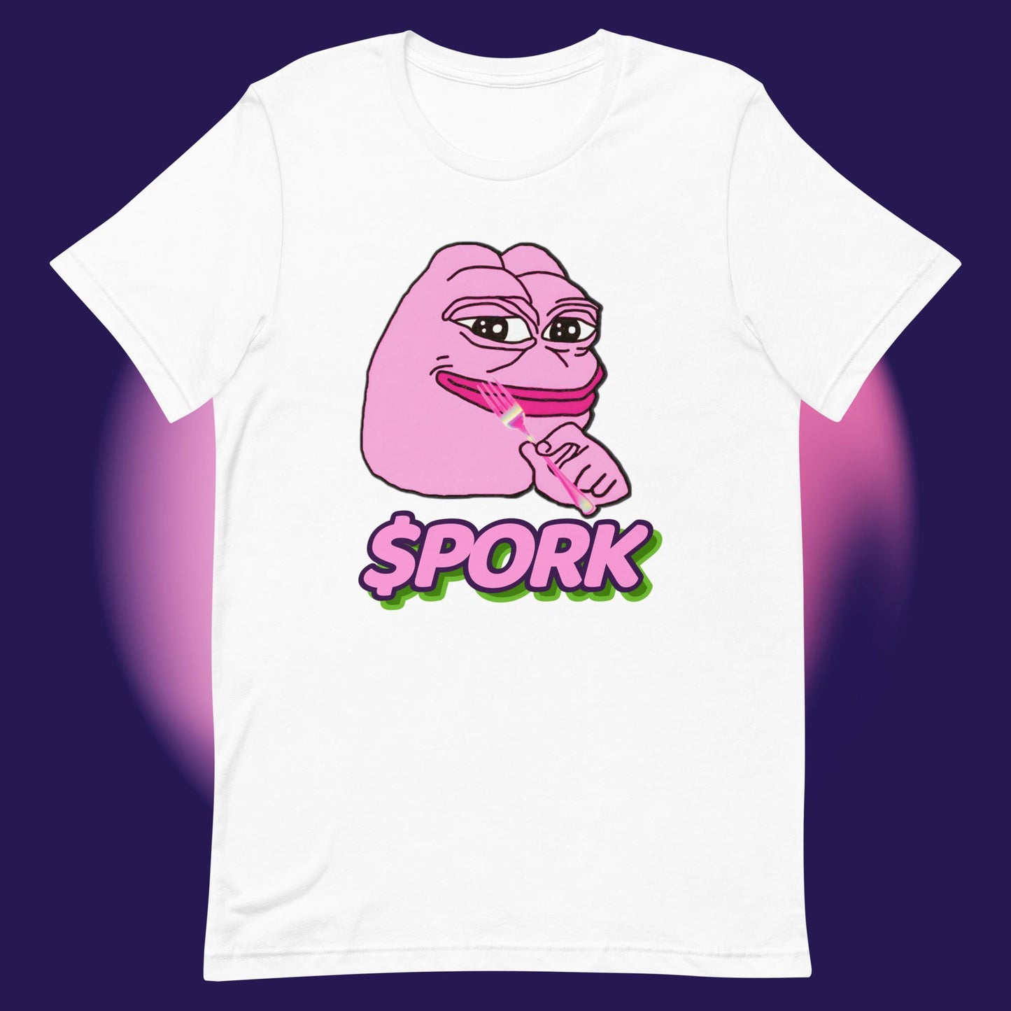 AA-D001#S-033 PINK-PEPE-$PORK Unisex Staple T-Shirt