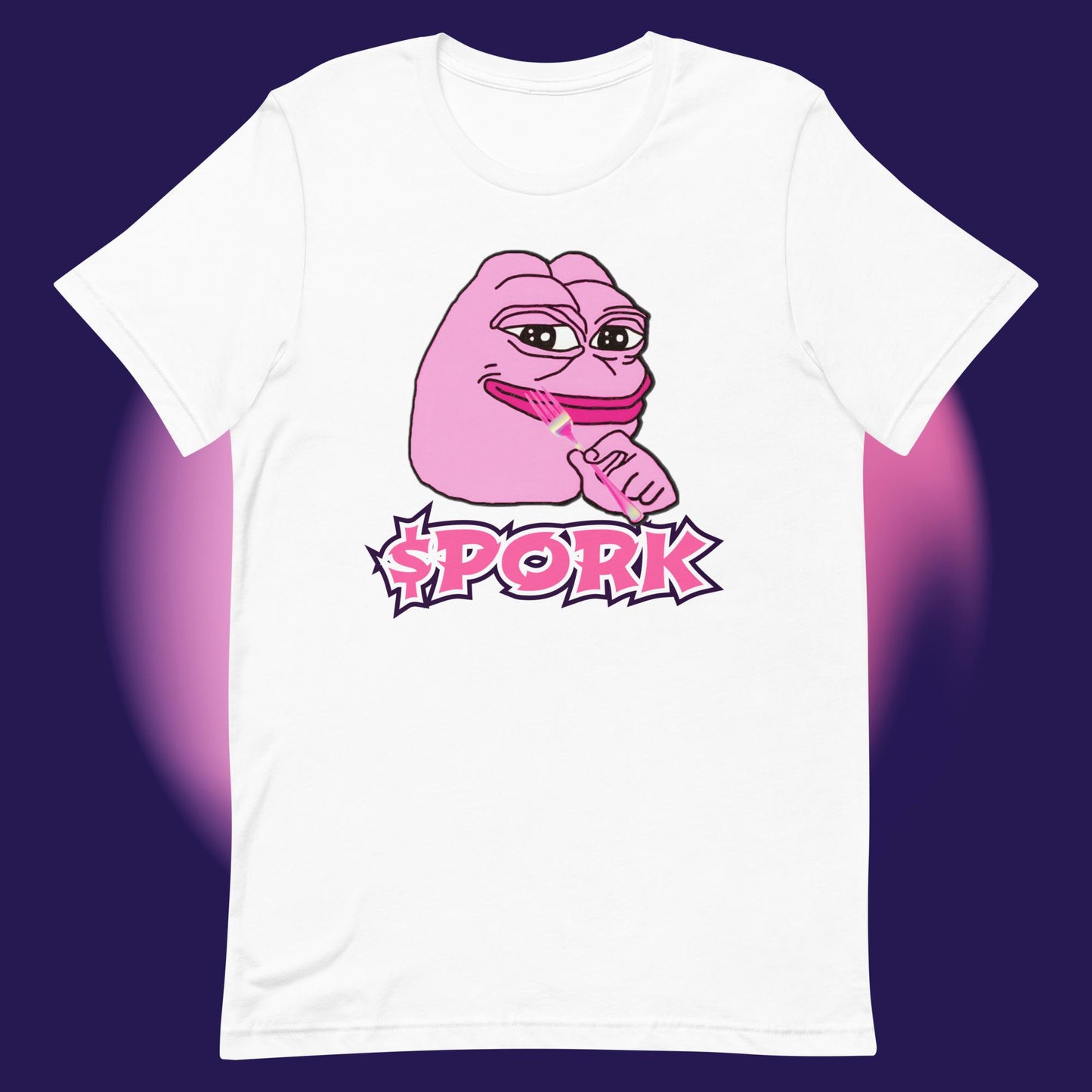 AA-D001#S-034 PINK-PEPE-$PORK Unisex Staple T-Shirt