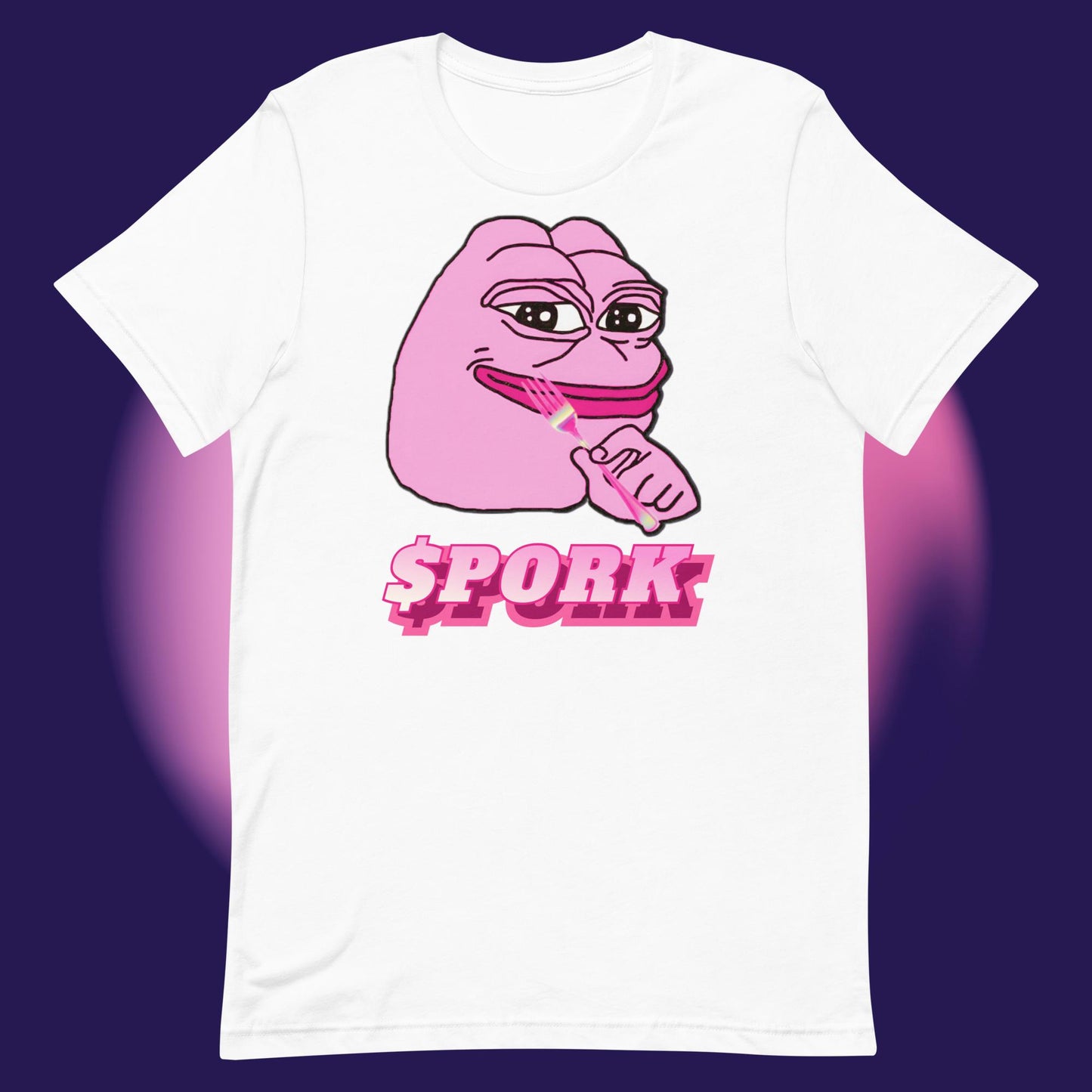 AA-D001#S-039 PINK-PEPE-$PORK Unisex Staple T-Shirt