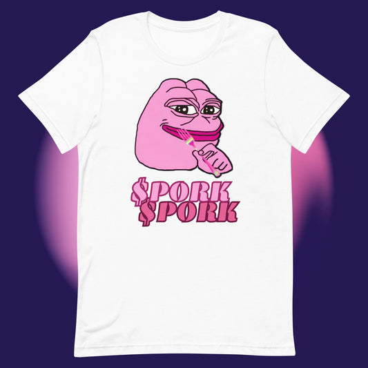 AA-D001#S-040 PINK-PEPE-$PORK Unisex Staple T-Shirt