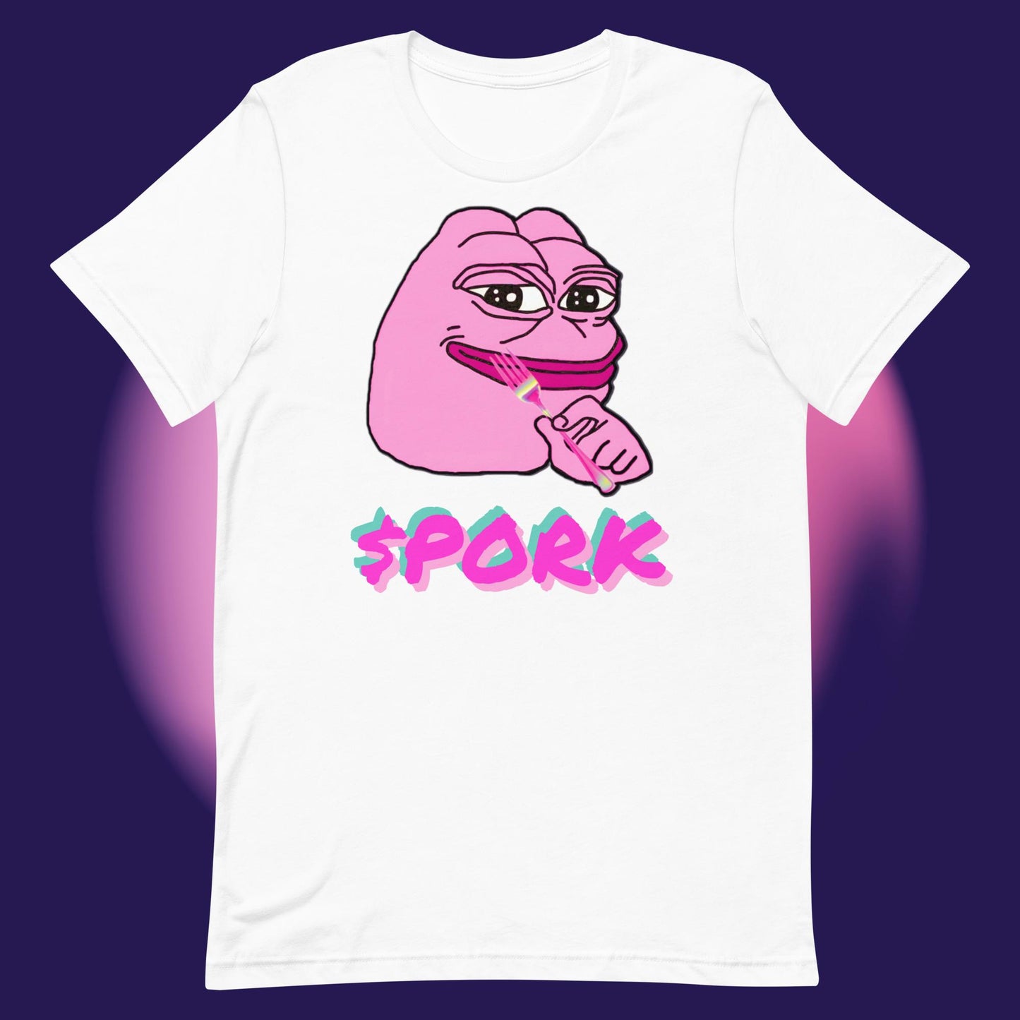 AA-D001#S-042 PINK-PEPE-$PORK Unisex Staple T-Shirt