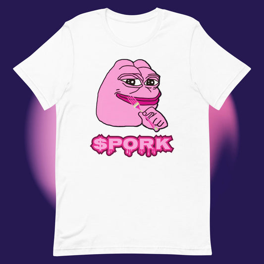 AA-D001#S-050 PINK-PEPE-$PORK Unisex Staple T-Shirt