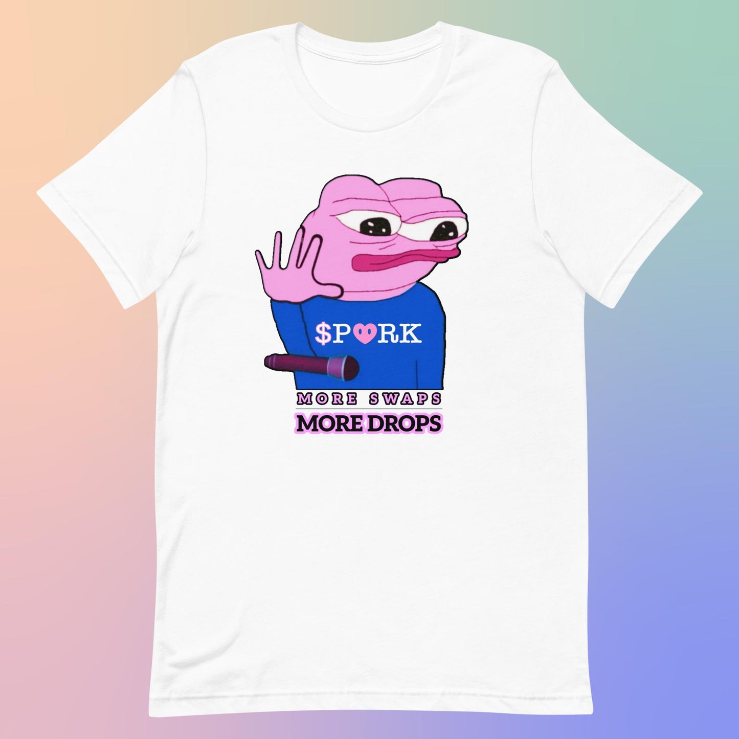 AA-D012#S-000 MORE SWAPS MORE DROPS $PORK Unisex Staple T-Shirt