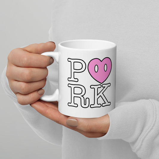 CW-D000#S-000 P<3RK White Glossy Mug