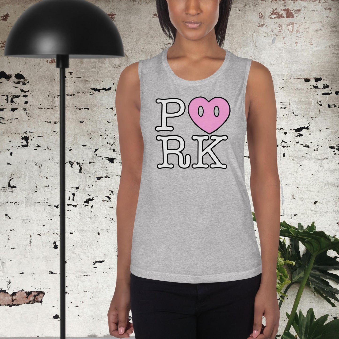 AO-D000#S-000 P<3RK Women's Muscle Tank