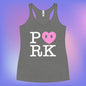 AN-D000#S-000 $PORK Women's Racerback Tank Top