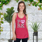 AN-D000#S-000 P<3RK Women's Racerback Tank Top